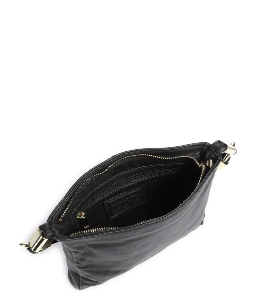 Magic Mood Schultertasche Schafsleder schwarz