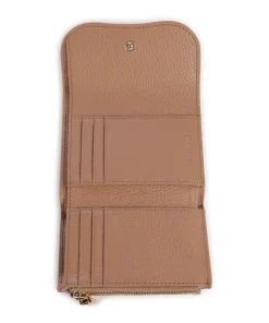 Magie Geldbörse genarbtes Leder hellbraun