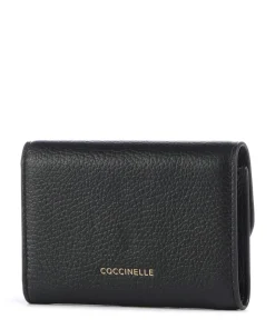 Magie Geldbörse genarbtes Leder schwarz