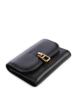 Magie Geldbörse genarbtes Leder schwarz