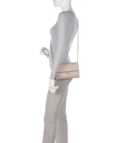 Magie 2Nite Umhängetasche genarbtes Leder altrosa