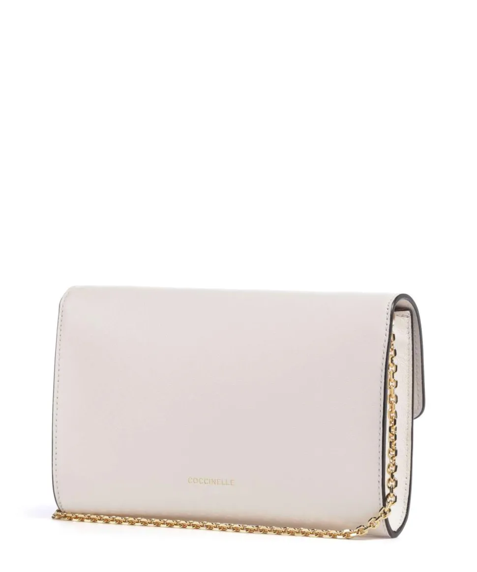 Magie 2Nite Umhängetasche genarbtes Leder weiß