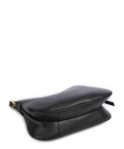 Magie Soft Beuteltasche genarbtes Leder schwarz