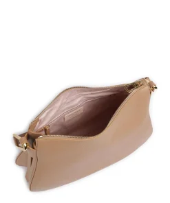 Magie Soft Beuteltasche genarbtes Leder hellbraun