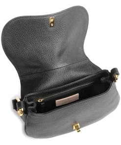 Magie Soft Schultertasche genarbtes Rindsleder schwarz