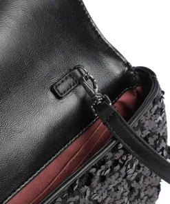 Magie Umhängetasche Leder schwarz