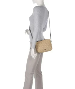 Maglia Raffia Kaia Umhängetasche Bast natur/schwarz