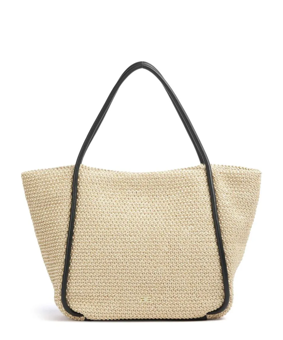 Maglia Raffia Willow Shopper Bast natur/schwarz