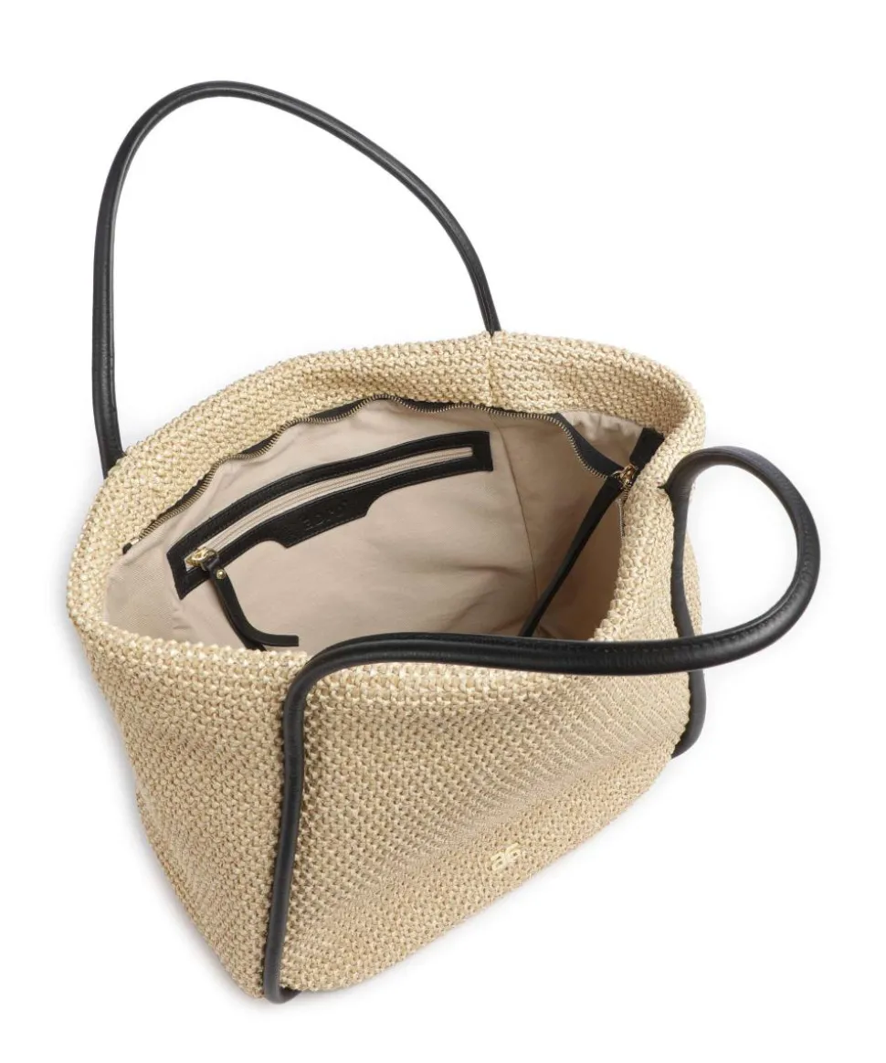Maglia Raffia Willow Shopper Bast natur/schwarz