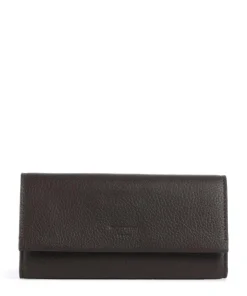 Maglia RFID Geldbörse genarbtes Rindsleder dunkelbraun