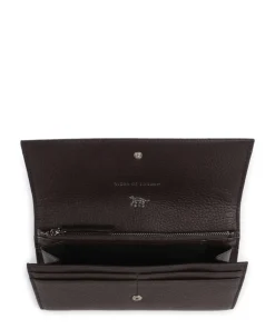 Maglia RFID Geldbörse genarbtes Rindsleder dunkelbraun