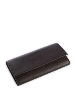 Maglia RFID Geldbörse genarbtes Rindsleder dunkelbraun