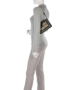 Magnifier Schultertasche Lederimitat schwarz