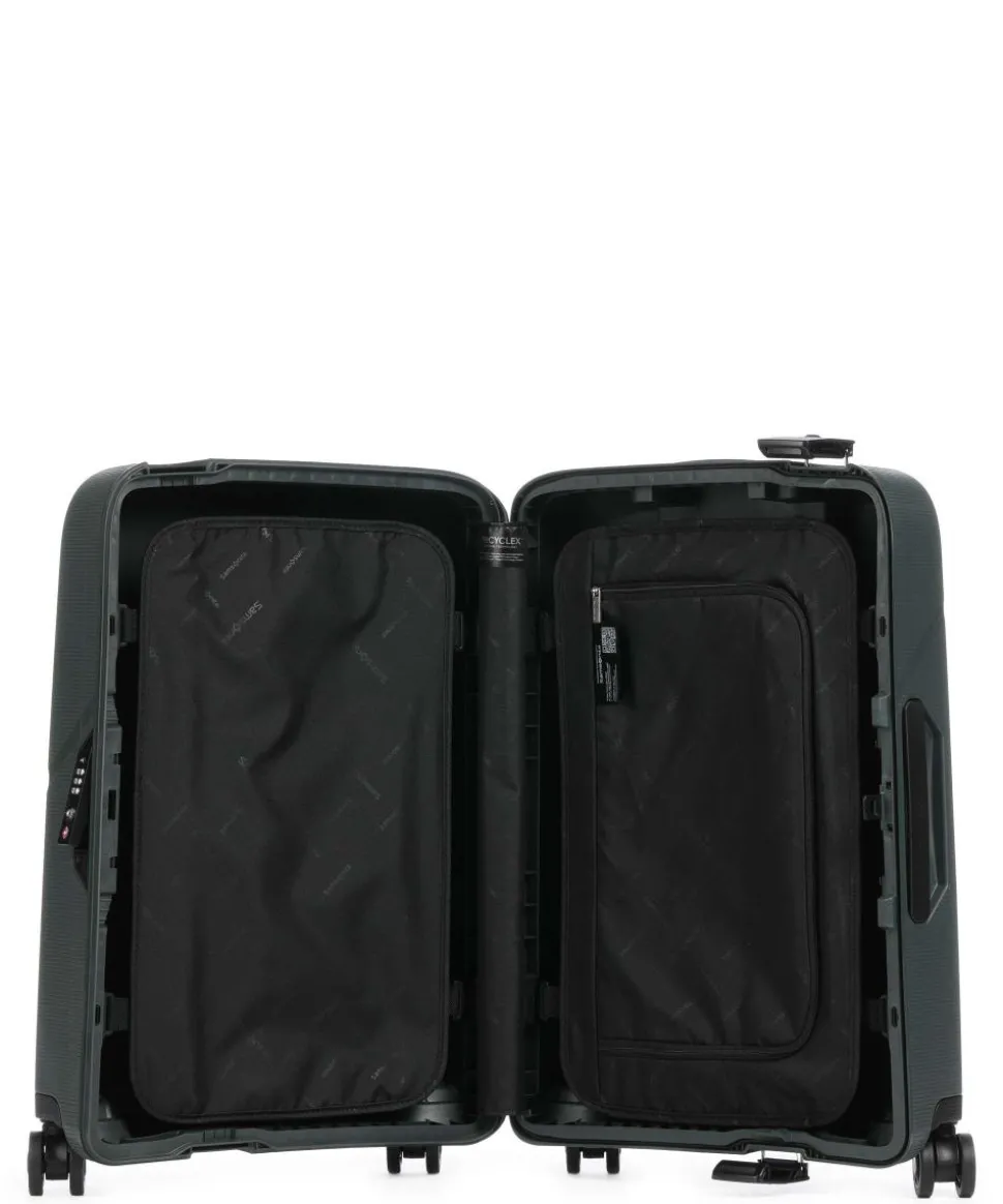 Magnum Eco 4-Rollen Trolley dunkelgrün 56 cm