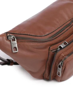Maia Sheep Natural M Gürteltasche Schafsleder dunkelbraun