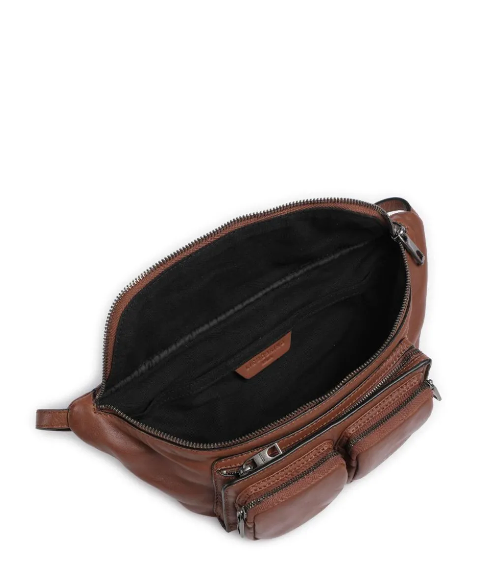Maia Sheep Natural M Gürteltasche Schafsleder dunkelbraun