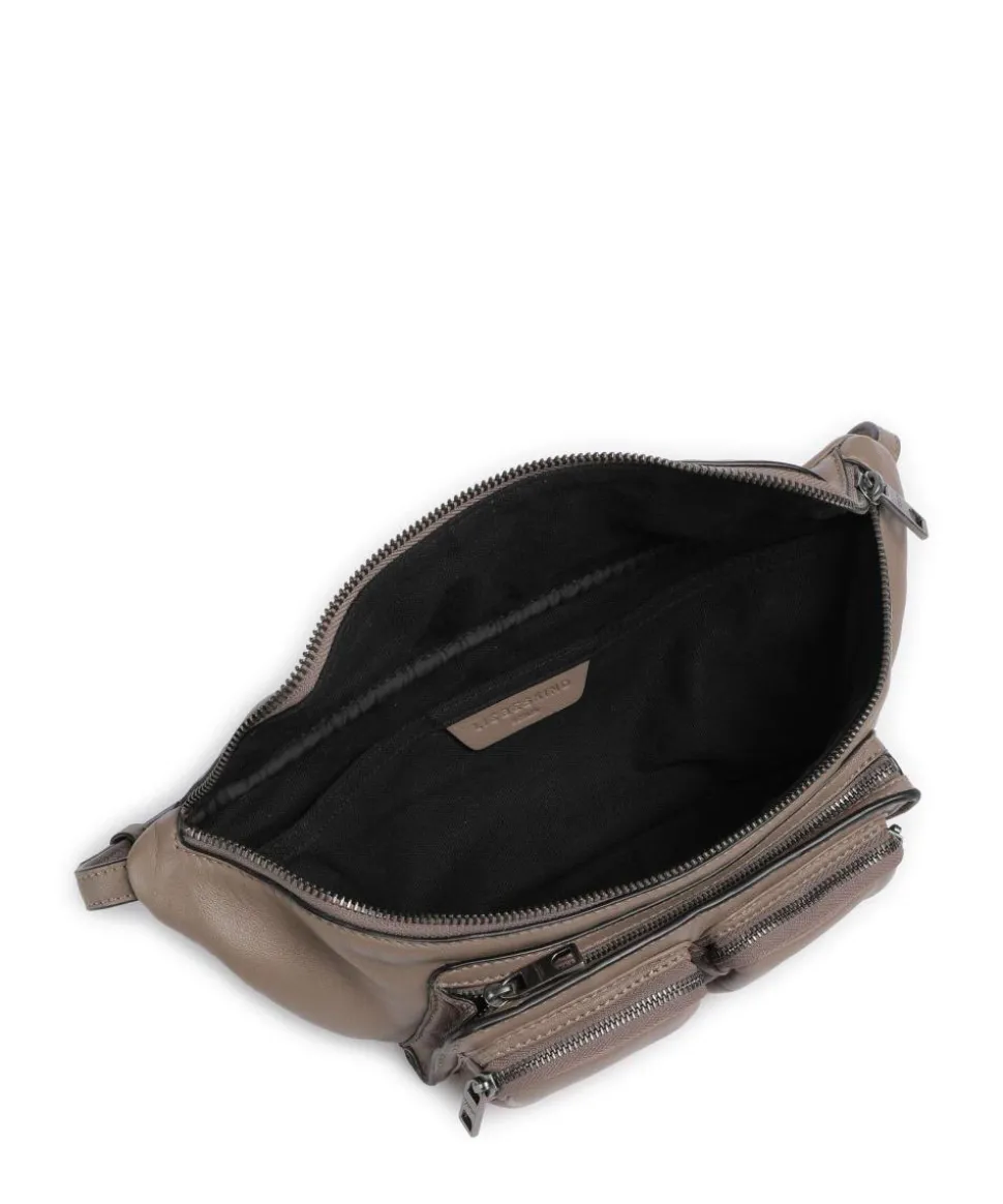 Maia Sheep Natural M Gürteltasche Schafsleder taupe