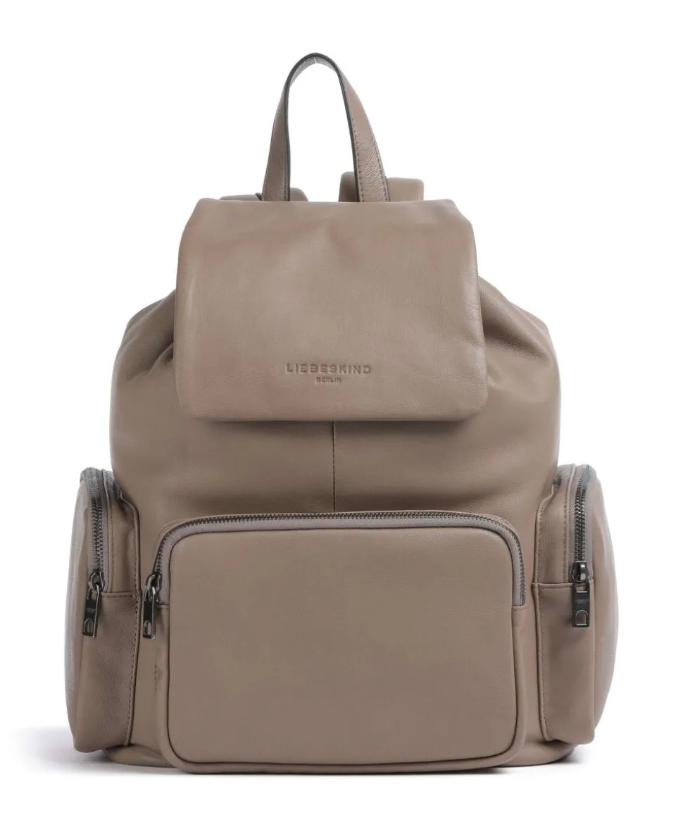 Maia Sheep Natural M Rucksack Schafsleder taupe