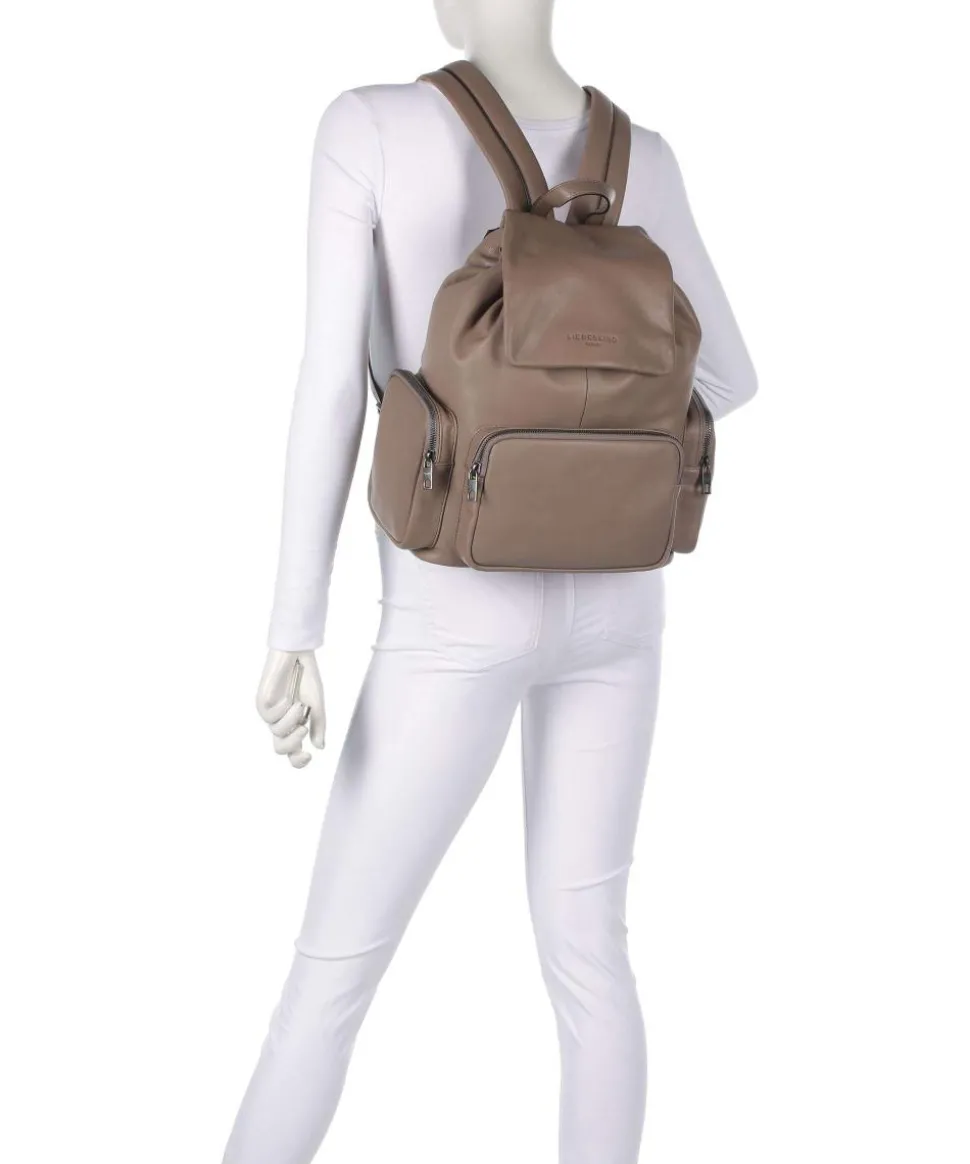 Maia Sheep Natural M Rucksack Schafsleder taupe