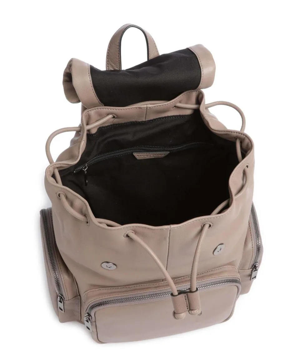 Maia Sheep Natural M Rucksack Schafsleder taupe