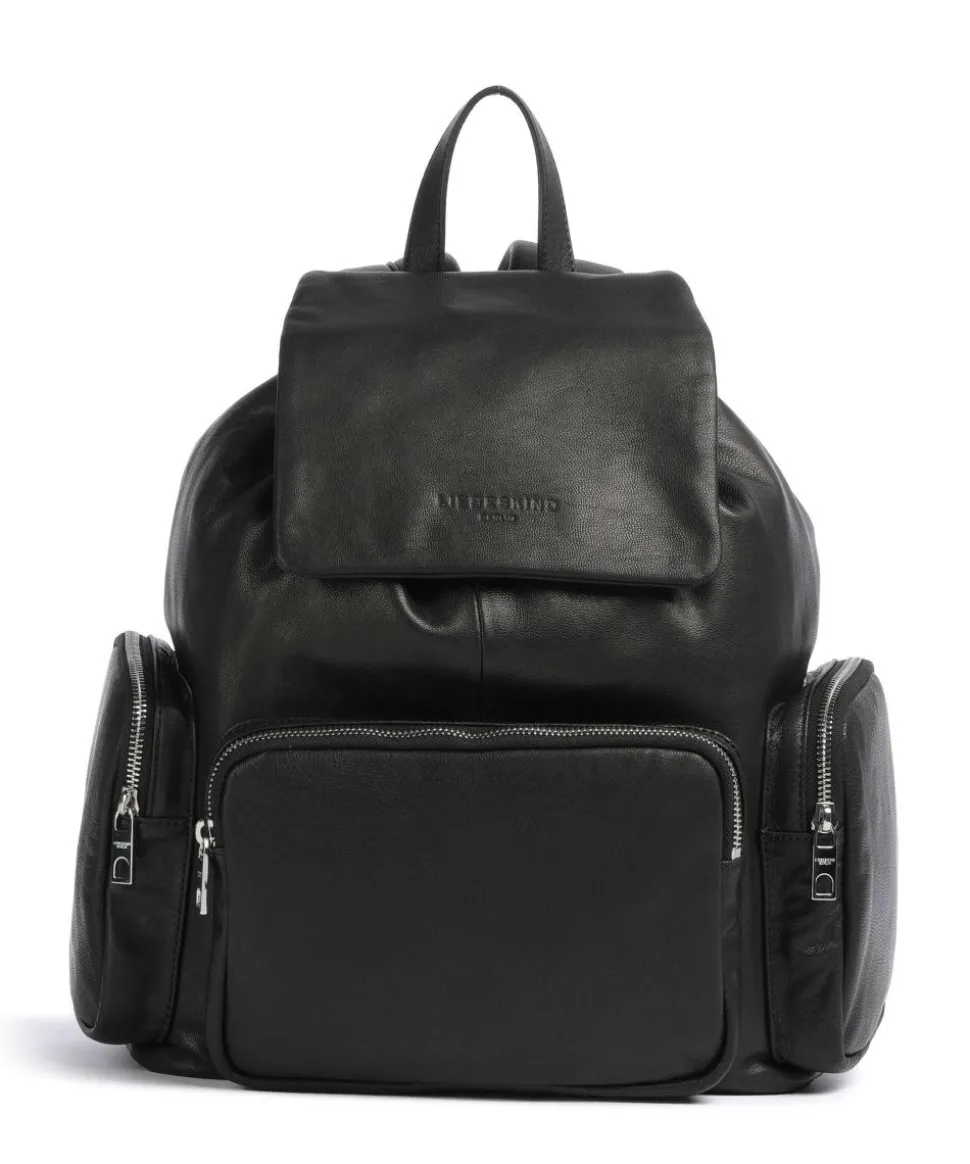 Maia Sheep Natural M Rucksack Schafsleder schwarz