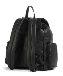 Maia Sheep Natural M Rucksack Schafsleder schwarz