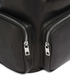 Maia Sheep Natural M Rucksack Schafsleder schwarz