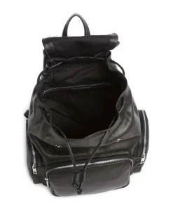 Maia Sheep Natural M Rucksack Schafsleder schwarz