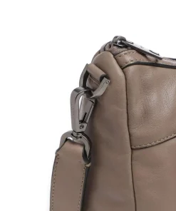 Maia Sheep Natural M Schultertasche Schafsleder taupe