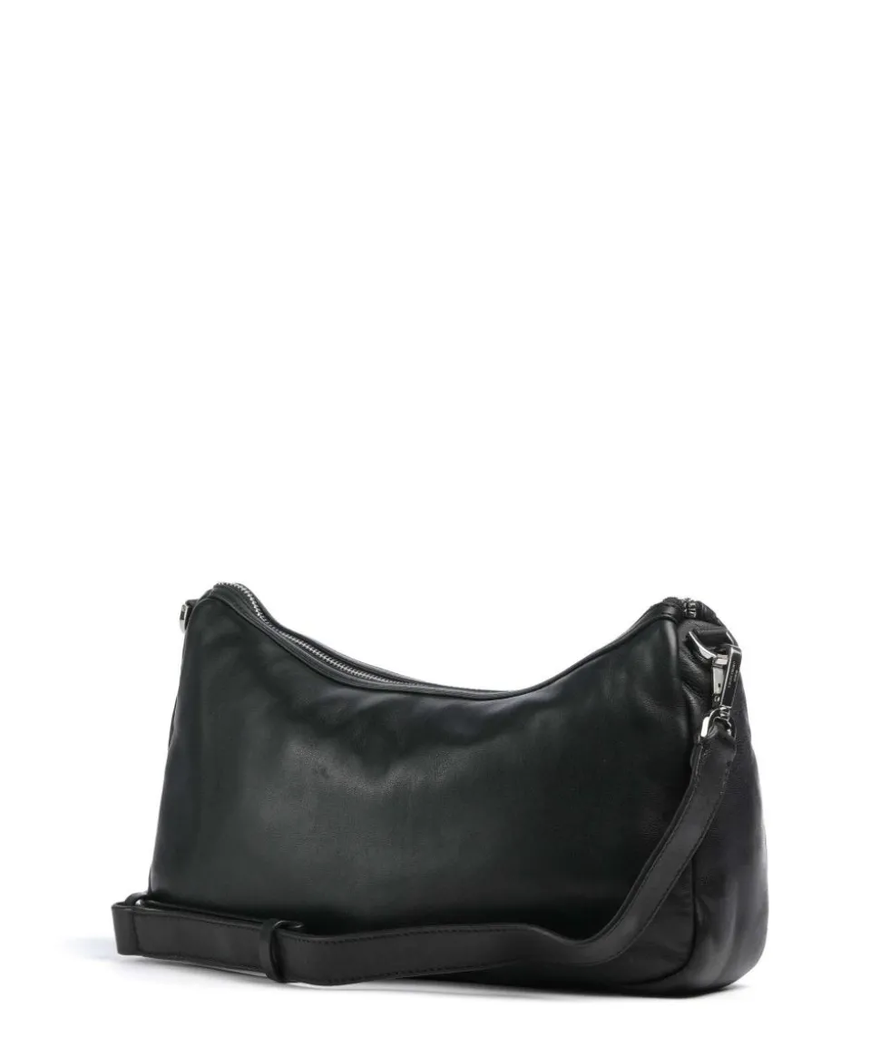 Maia Sheep Natural M Schultertasche Schafsleder schwarz