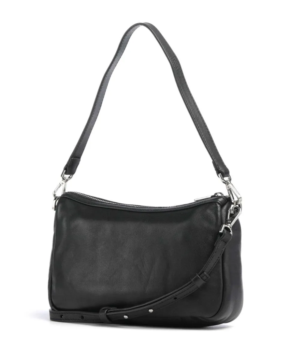 Maia Sheep Natural S Schultertasche Schafsleder schwarz