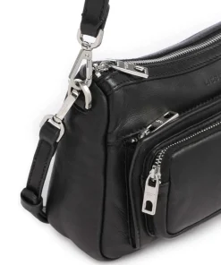 Maia Sheep Natural S Schultertasche Schafsleder schwarz