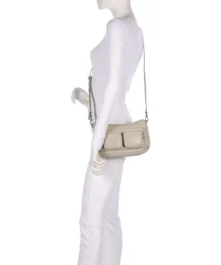 Maia Sheep Natural S Schultertasche Schafsleder beige