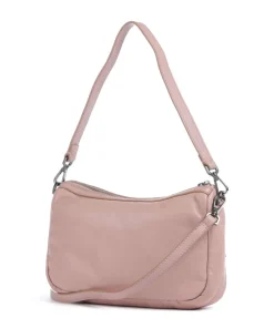 Maia Sheep Natural S Schultertasche Schafsleder altrosa