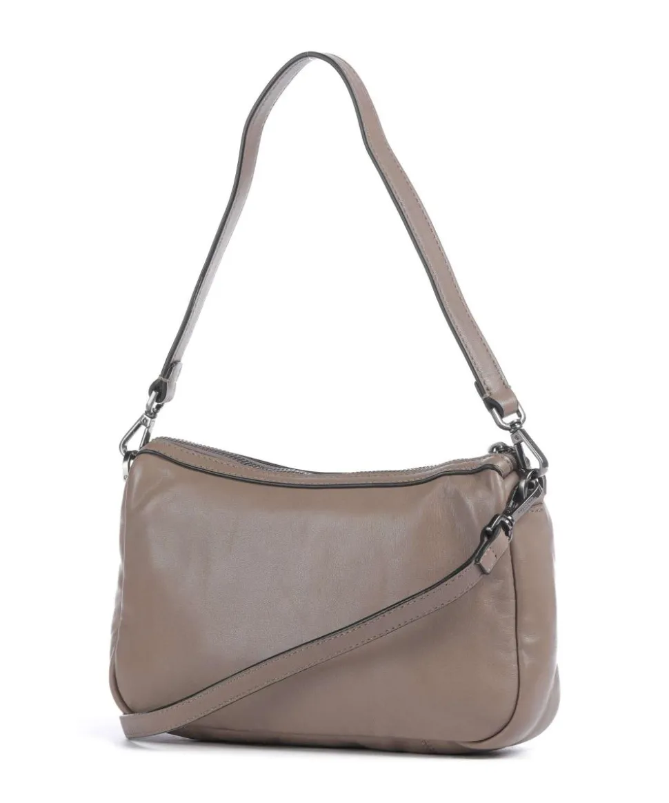 Maia Sheep Natural S Schultertasche Schafsleder taupe