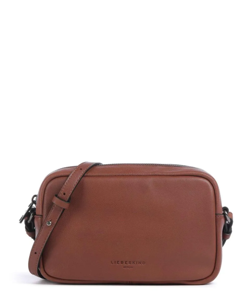 Maia Sheep Natural S Umhängetasche Schafsleder braun