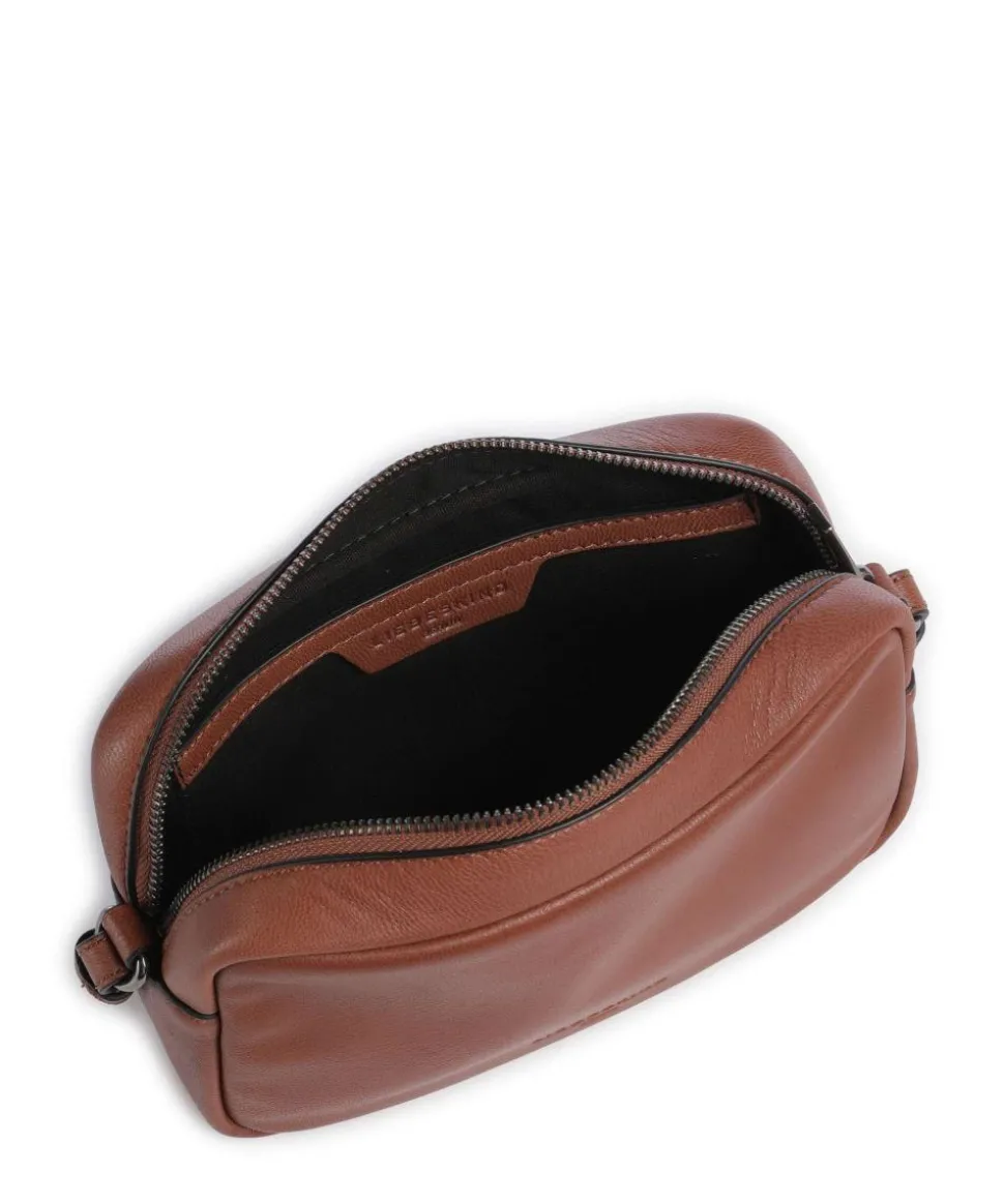 Maia Sheep Natural S Umhängetasche Schafsleder braun