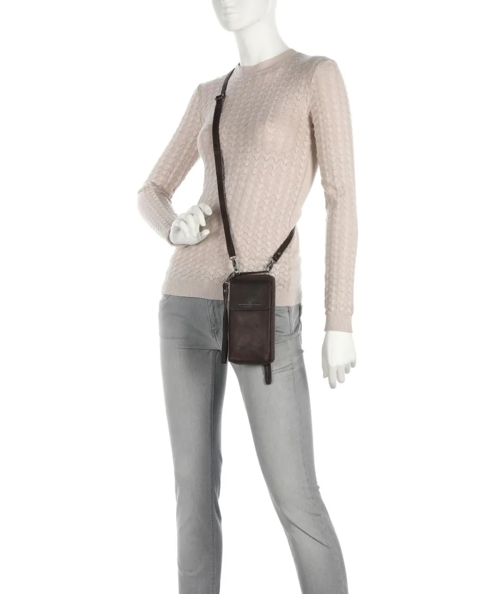 Malaga Handytasche Rindsleder dunkelbraun