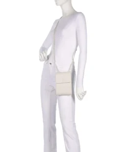 Mallow Street Handytasche genarbtes Rindsleder elfenbein