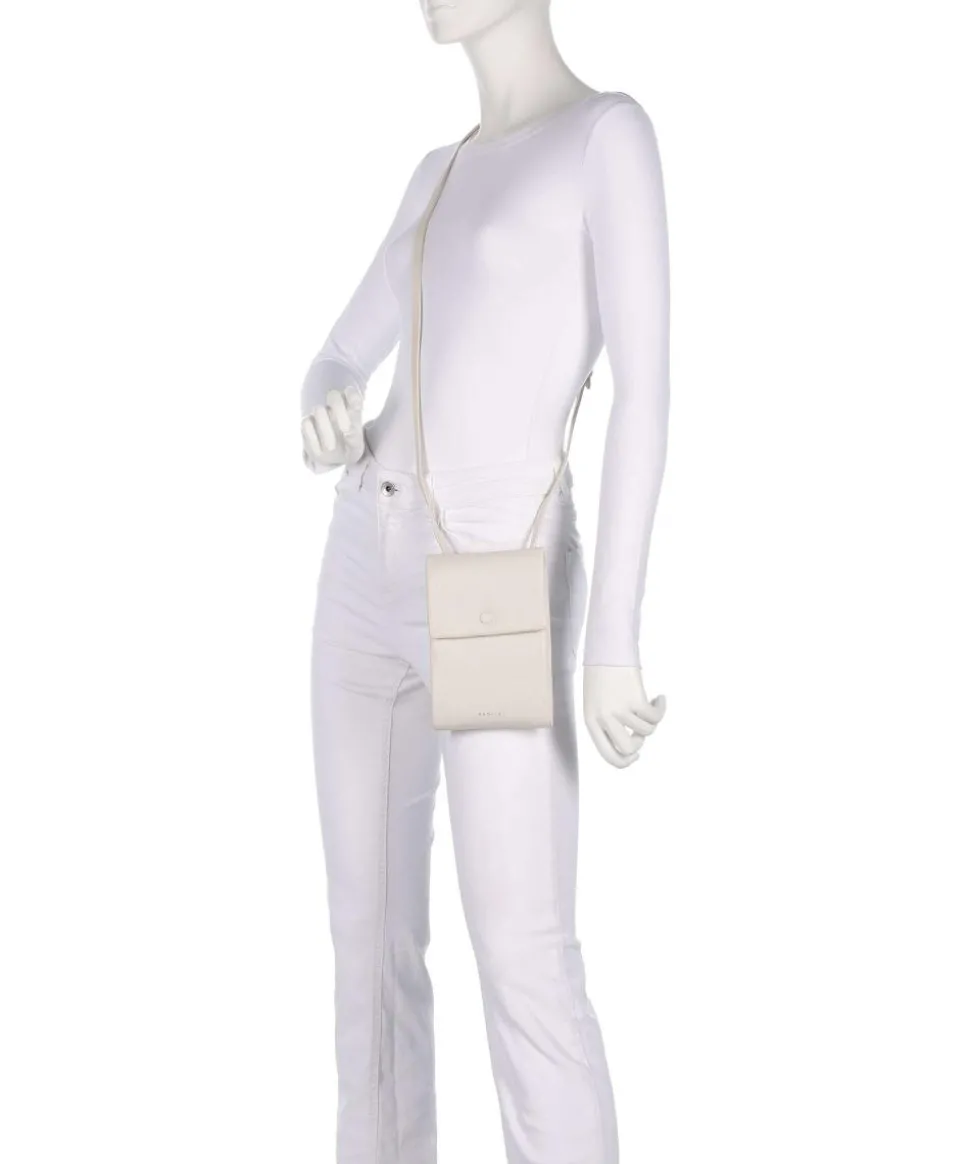 Mallow Street Handytasche genarbtes Rindsleder elfenbein