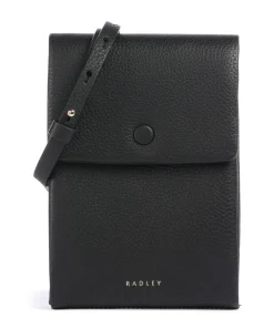 Mallow Street Handytasche genarbtes Leder schwarz