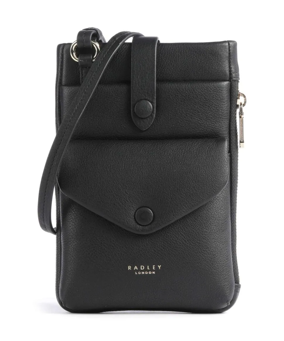 Mallow Street Handytasche genarbtes Rindsleder schwarz