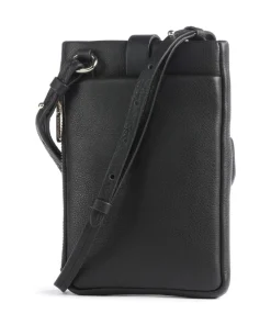 Mallow Street Handytasche genarbtes Rindsleder schwarz