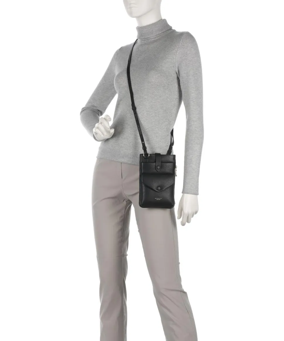 Mallow Street Handytasche genarbtes Rindsleder schwarz