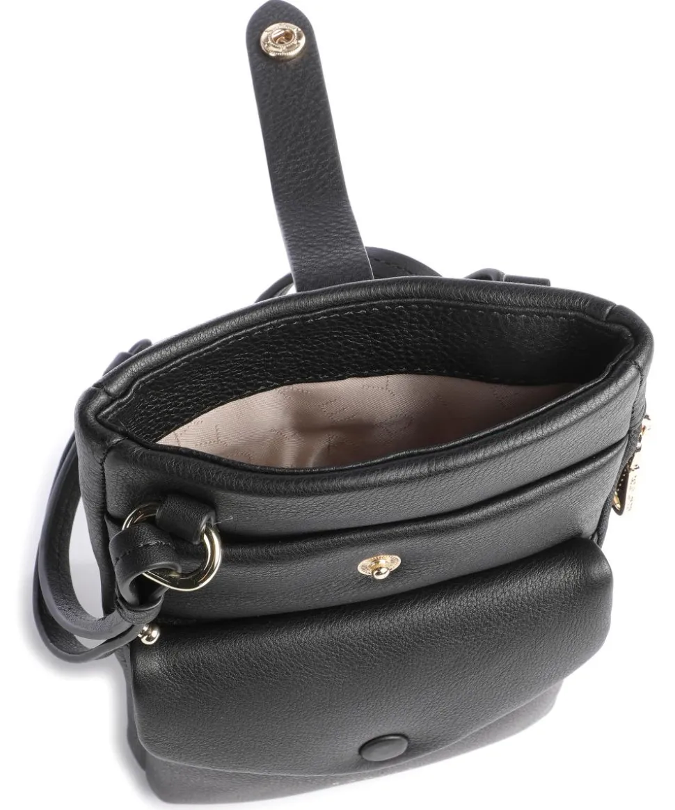 Mallow Street Handytasche genarbtes Rindsleder schwarz