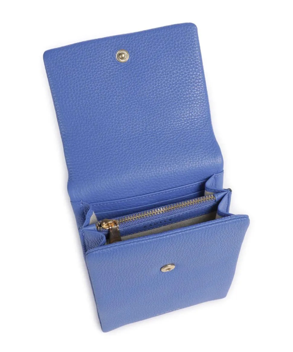 Mallow Street Handytasche genarbtes Leder blau