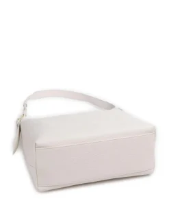 Malory Beuteltasche genarbtes Rindsleder weiß