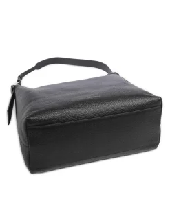 Malory Beuteltasche genarbtes Rindsleder schwarz