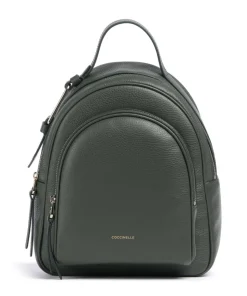 Malory Rucksack genarbtes Leder dunkelgrün