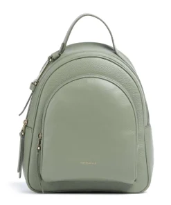 Malory Rucksack genarbtes Leder graugrün